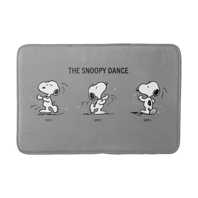 Peanuts | The Snoopy Dance Bath Mat (Front)