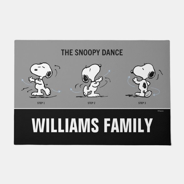 Peanuts | The Snoopy Dance Doormat (Front)