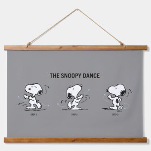 Peanuts   The Snoopy Dance Hanging Tapestry