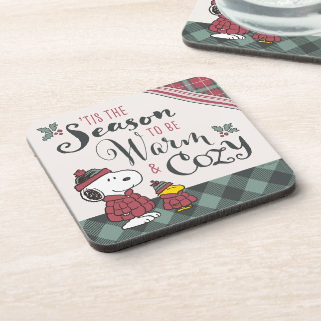Peanuts | Tis the Season To Be Cosy Coaster (Left Side)