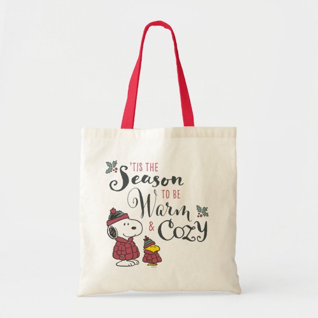 Peanuts | Tis the Season To Be Cosy Tote Bag (Front)