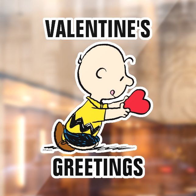 Peanuts | Valentine's Day Charlie Brown Red Heart (Sheet 2)
