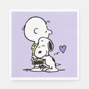 Peanuts   Valentine's Day   Charlie Brown & Snoopy Napkin