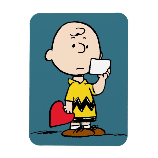 Peanuts | Valentine's Day Charlie Brown Valentine Magnet (Vertical)