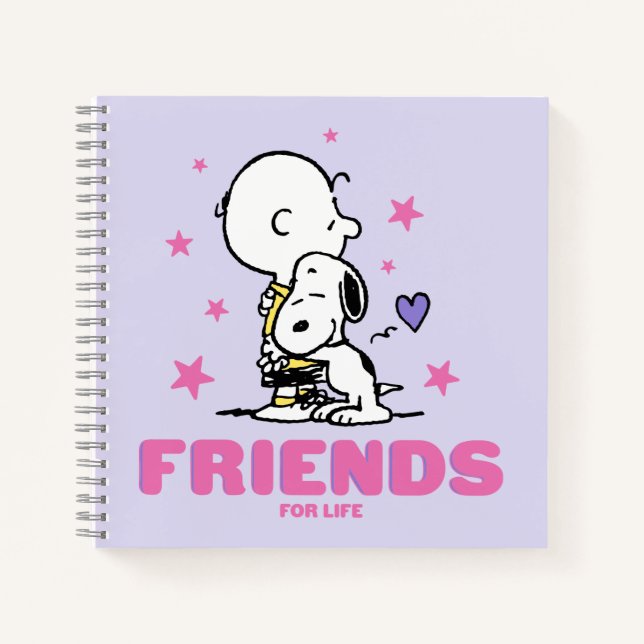 Peanuts | Valentine's Day | Friends For Life Notebook (Front)