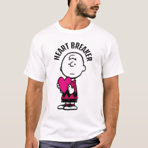 Peanuts   Valentine's Day   Heart Charlie Brown T-Shirt
