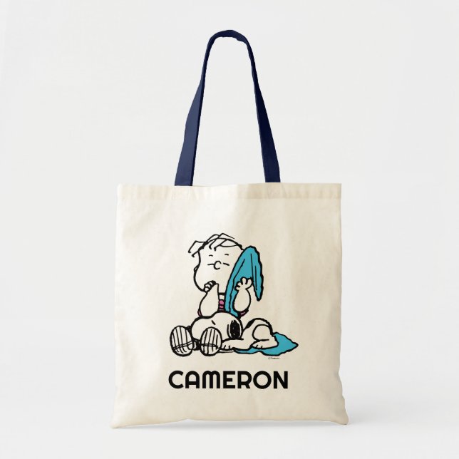 Peanuts | Valentine's Day | Linus & Snoopy Tote Bag (Front)