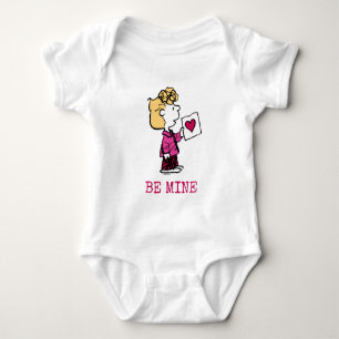 Peanuts   Valentine's Day   Sally Valentine Card Baby Bodysuit