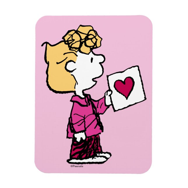 Peanuts | Valentine's Day | Sally Valentine Card Magnet (Vertical)