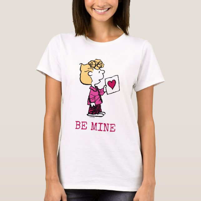 Peanuts | Valentine's Day | Sally Valentine Card T-Shirt (Front)