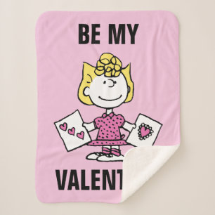 Peanuts   Valentine's Day   Sally Valentines Sherpa Blanket
