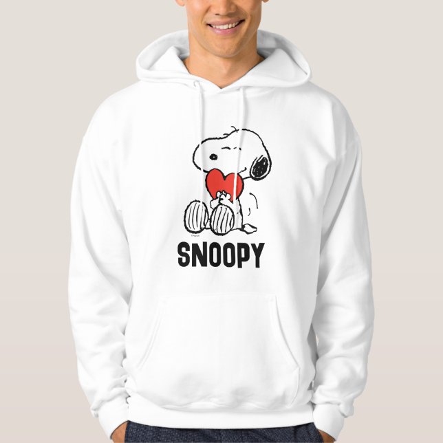 Peanuts | Valentine's Day | Snoopy Heart Hug Hoodie (Front)