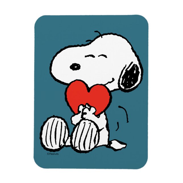 Peanuts | Valentine's Day | Snoopy Heart Hug Magnet (Vertical)