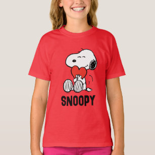 Peanuts   Valentine's Day   Snoopy Heart Hug T-Shirt