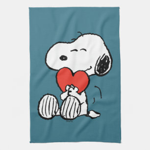 Peanuts   Valentine's Day   Snoopy Heart Hug Tea Towel