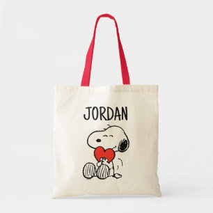 Peanuts Valentine's Day Snoopy Heart Hug Tote Bag