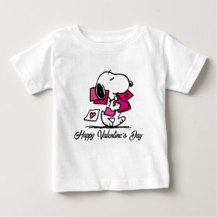 Peanuts Valentine's Day Snoopy With Valentines Baby T-Shirt