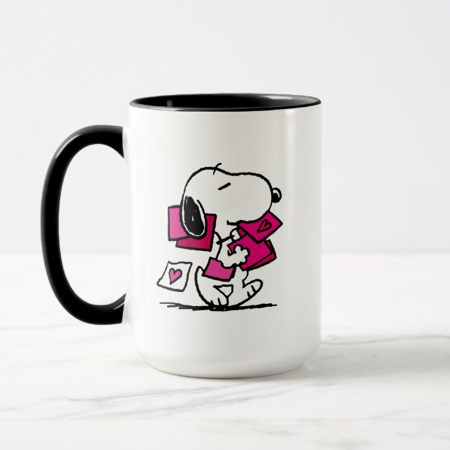 Peanuts | Valentine's Day | Snoopy With Valentines Mug (Left)