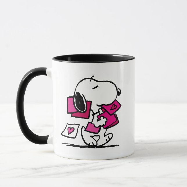 Peanuts | Valentine's Day | Snoopy With Valentines Mug (Left)