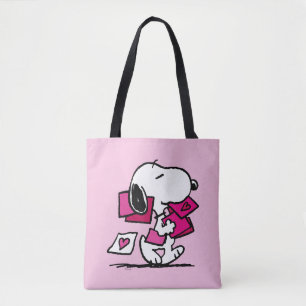 Peanuts Valentine's Day Snoopy With Valentines Tote Bag