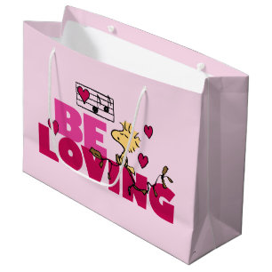 Peanuts   Valentine's Day   Woodstock Be Loving Large Gift Bag