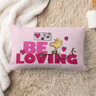 Peanuts Valentine's Day Woodstock Be Loving Lumbar Cushion