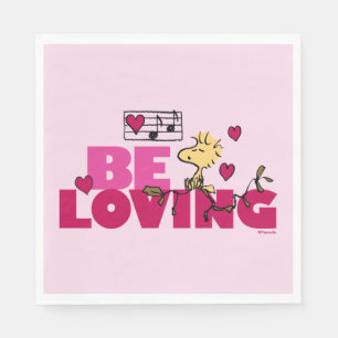 Peanuts   Valentine's Day   Woodstock Be Loving Napkin