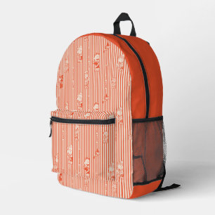 Peanuts   Vintage Happy Halloween Pattern Printed Backpack