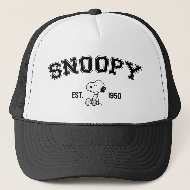 PEANUTS | Vintage Snoopy - Est. 1950 Trucker Hat (Front)