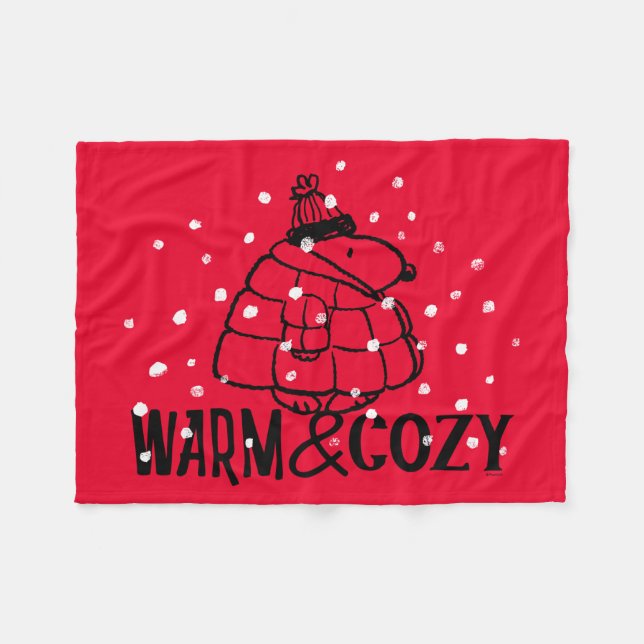 Peanuts | Warm & Cosy Fleece Blanket (Front (Horizontal))