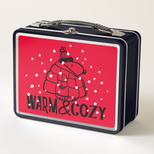 Peanuts | Warm & Cosy Metal Lunch Box (Front)