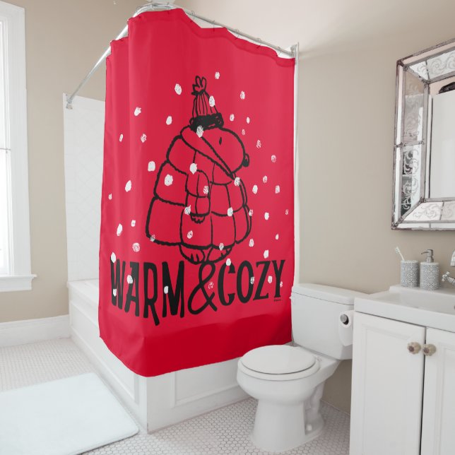 Peanuts | Warm & Cosy Shower Curtain (In Situ)