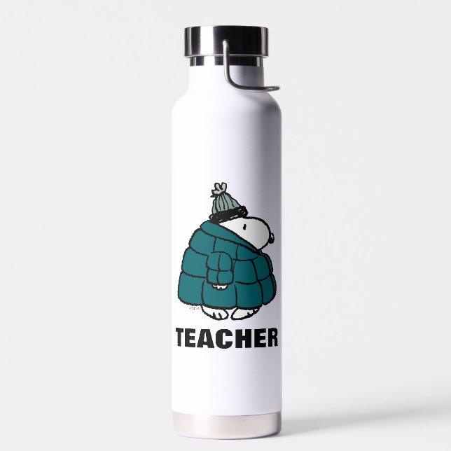 Peanuts | Warm & Cosy Teacher Water Bottle (Left)