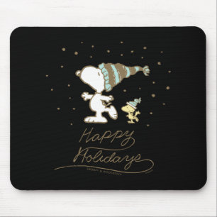 Peanuts Winter Skating Mouse Pad
