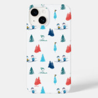 Peanuts | Winter Skiing the Slopes Pattern