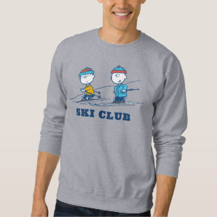 Peanuts   Winter Skiing the Slopes Sweatshirt