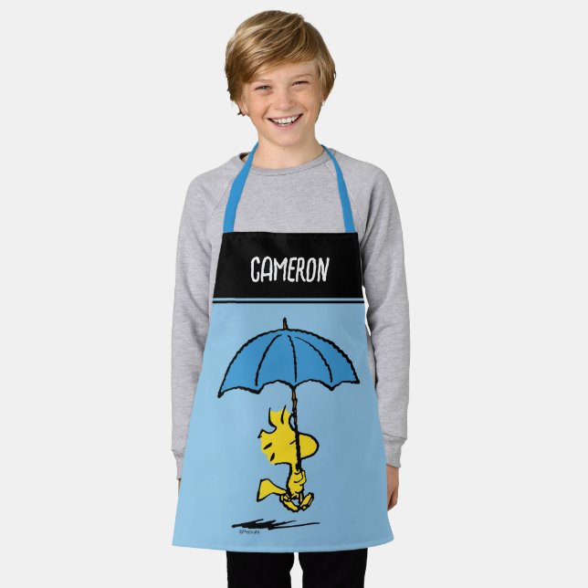 Peanuts | Woodstock Blue Umbrella Apron (Worn)