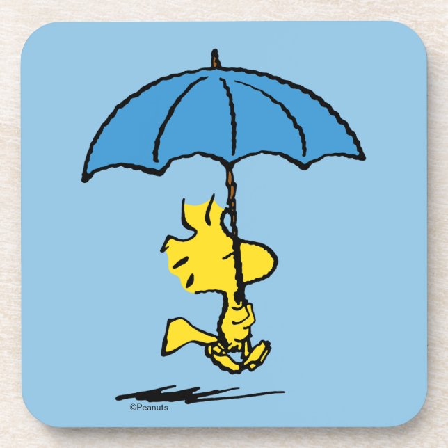 Peanuts | Woodstock Blue Umbrella Coaster (Front)