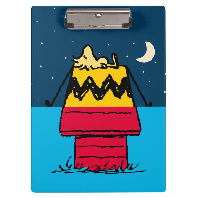 Peanuts | Woodstock Camping Half & Half Clipboard (Front)