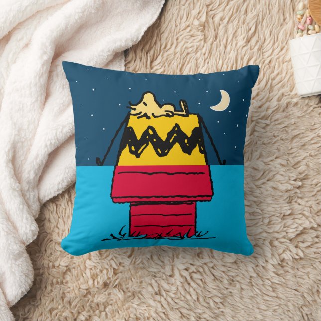 Peanuts | Woodstock Camping Half & Half Cushion (Blanket)