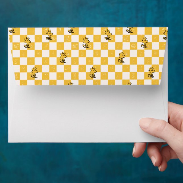 Peanuts | Woodstock Chequered Flag Envelope (Hand)