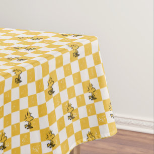 Peanuts   Woodstock Chequered Flag Tablecloth