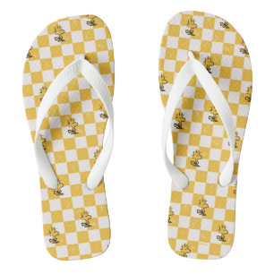 Peanuts   Woodstock Chequered Flag Thongs