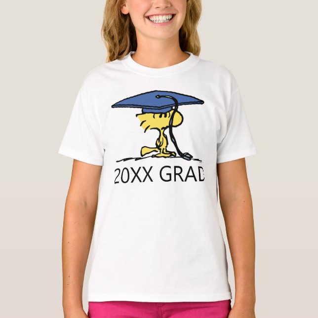 Peanuts | Woodstock Graduation T-Shirt (Front)