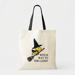 Peanuts   Woodstock Halloween Witch Tote Bag