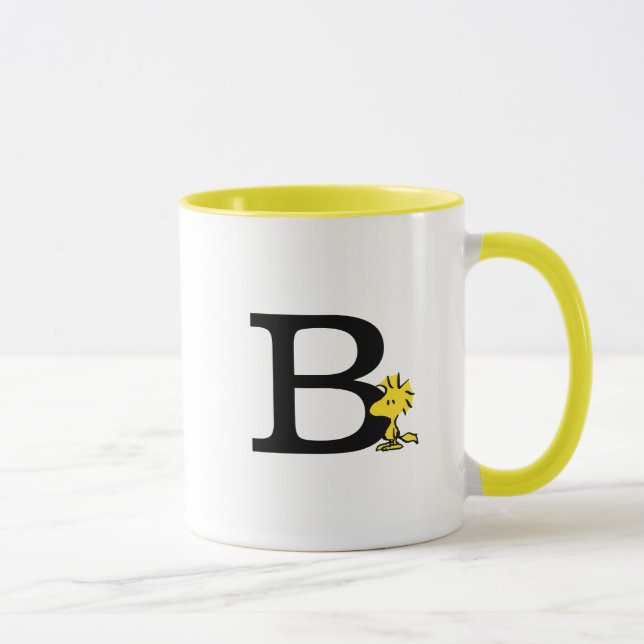 PEANUTS | Woodstock | Monogram B Mug (Right)