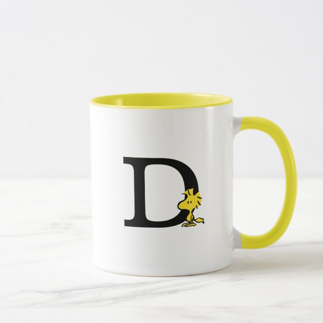 PEANUTS | Woodstock | Monogram D Mug (Right)