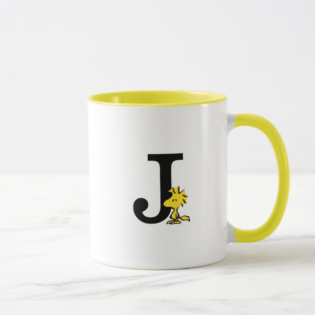 PEANUTS | Woodstock | Monogram J Mug (Right)
