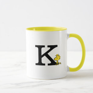 PEANUTS   Woodstock   Monogram K Mug