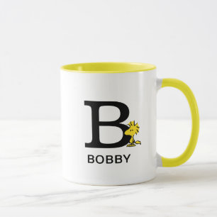 Peanuts   Woodstock Name & Monogram B Mug